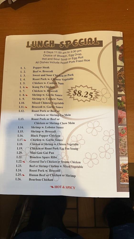 China Buffet Menu image 2